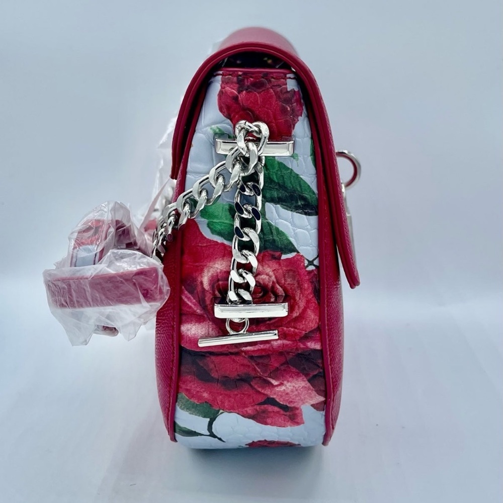 Betsey Johnson Red Floral Crossbody Bag - Picture 5 of 15